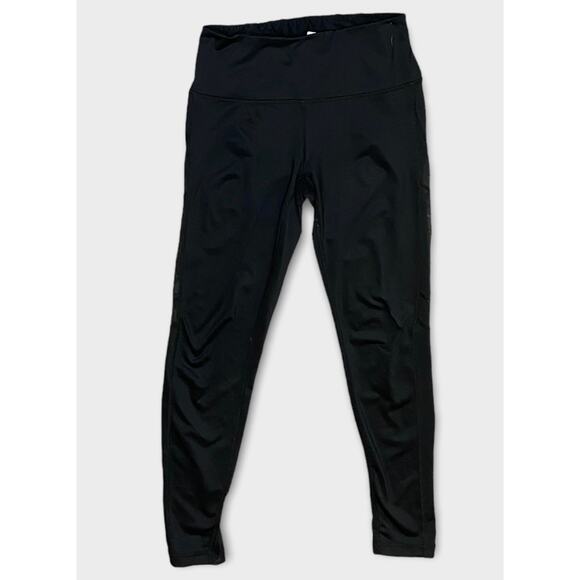 Z by Zella Womens Black High Waist Daily Crop Leggings Inside Pocket Small - Picture 4 of 5